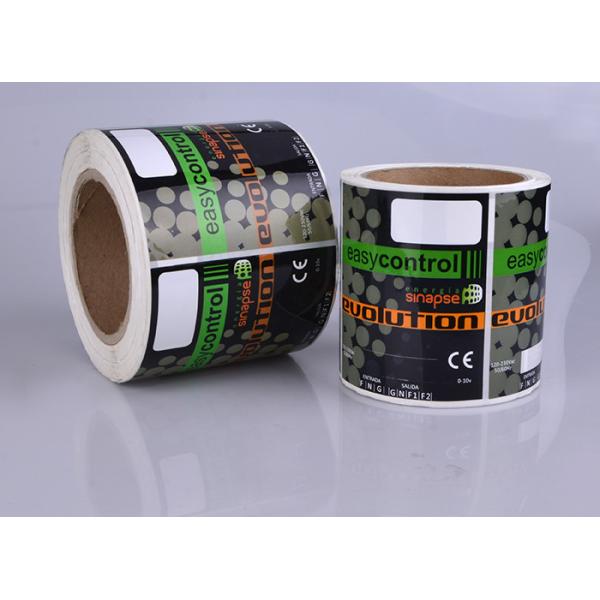 Print high quality heat-resistant self adhesive plastic electronics label sticker customized