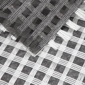 China Warp Knitting Polyester Reinforced Fiberglass Geogrid Nonwoven For Concrete Road Surface on sale