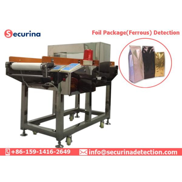 Auto Conveying Industrial Metal Detector Conveyor For Food Production Line
