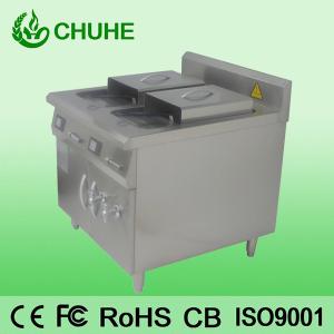 Counter restaruant 2 tank 4 basket deep fryer with 8kw