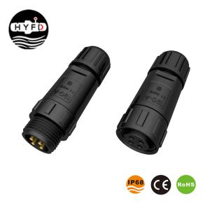 Mountable 4 Pins M14 IP68 Waterproof Circular Connector