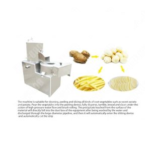 Best Potato Peeling And Cutting Washing Machine Potato Peeling Machinery wholesale