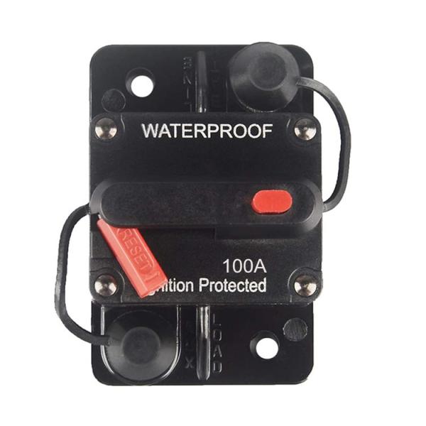 Cheap 100 Amp Waterproof Circuit Breaker / Manual Reset Breaker Phenolic for sale