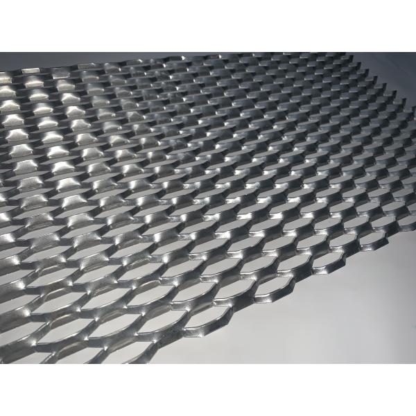 Customized Aluminum Expanded Metal Sheet Lath Ceiling 20 X 50mm 2mm Thickness