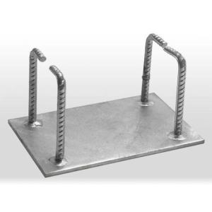 Sandblasting 8mm Embedded Parts In Concrete Carbon Steel Parts Plate OEM