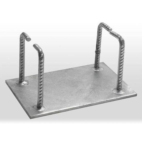 Cheap Sandblasting 8mm Embedded Parts In Concrete Carbon Steel Parts Plate OEM for sale