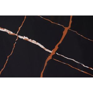 Best Black 3200*1600*20mm Size Calacatta Lightning Patterned Quartz Slab wholesale