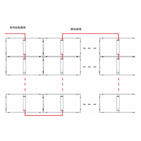 AC85V Transparent LED Video Wall Screen RGB Led Window Display Screen