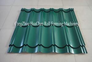 Best Hydraulic Shearing Glazed Corrugated Sheet Roll Forming Machine PLC Control wholesale