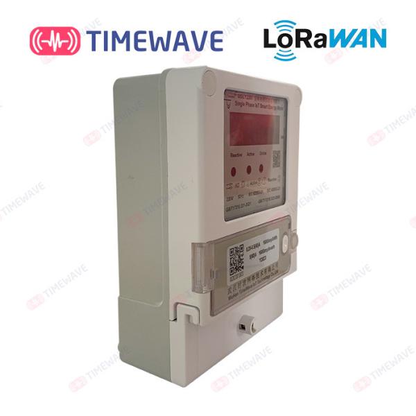 LoRaWAN Single Phase Energy Meter Flame Retardant Advanced Energy Metering Systems