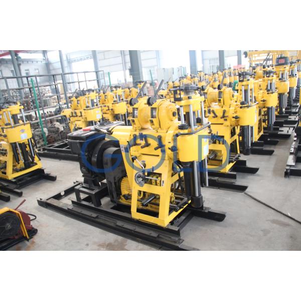 HZ-200YY small well drill rig compacted with mud pump, diesel engine with electrical start
