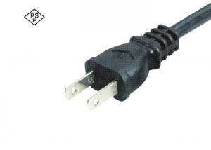 Best PSE Approval 2 Prong Power Extension Cord , Japan Printer Power Cable wholesale