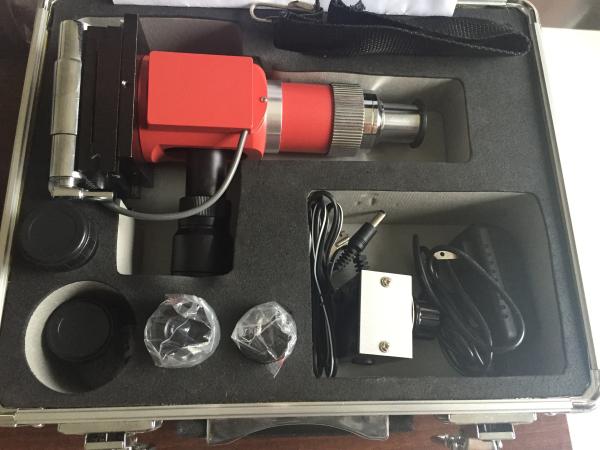 Cheap Portable Monocular 1500x Metallurgical Microscope With On Off Magnetic Stand for sale