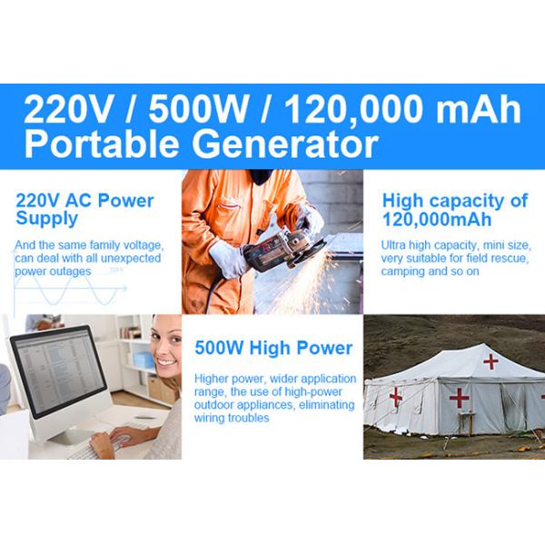 110ah 12v Jump Start Battery Pack , Multi-Function Portable Power Supply Jump Starter