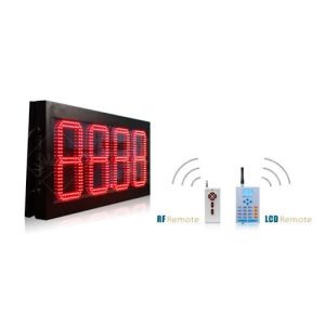 Best Waterproof Cabinet RS232 P16 Led Gas Price Display 5000mcd wholesale