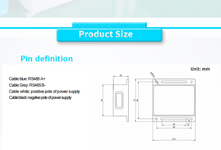 Thermal Expansion Measurement Laser Distance Sensor for Industrial Control UBJG-08