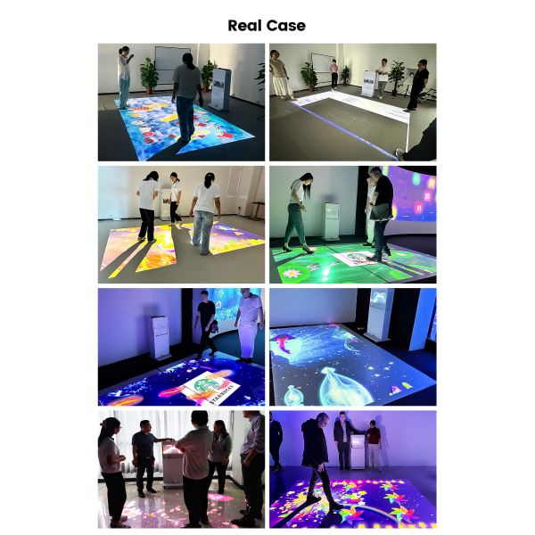Portable Mobile Interactive Floor Projection System with 1280*800 Resolution and 110V-250V Voltage