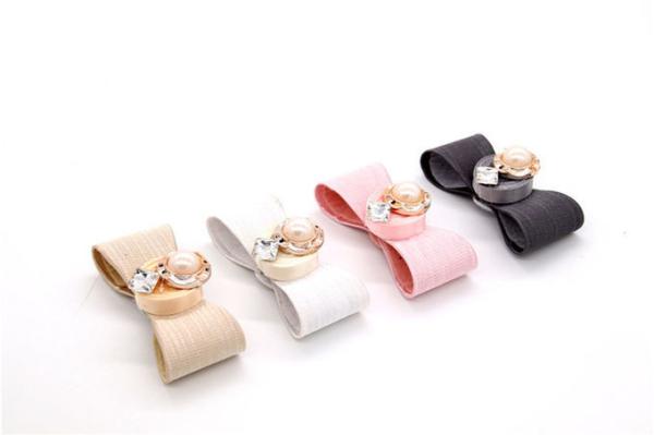 Cheap 55*45mm Fashion Shoes Bow Tie Special Cloth Material SGS Approval for sale