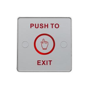 Golden color metallic surface door Exit button access control system Push door release switch panic button for Alarm
