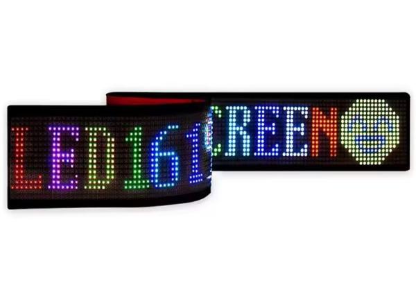 Cheap APP Control Flexible Led Screen Scrolling Custom Message Text Sign Board LED Display Digital For Car for sale