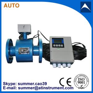 magnetic flow meter with remote control 4-20mA output