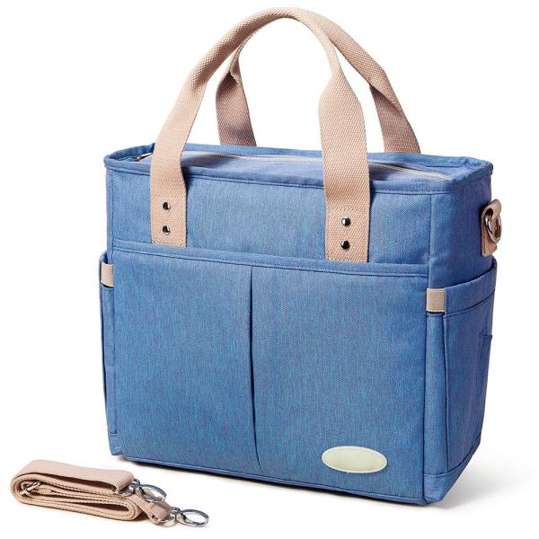 Cheap Collapsible Wide Mouth Opening Insulated Lunch Handbag for sale