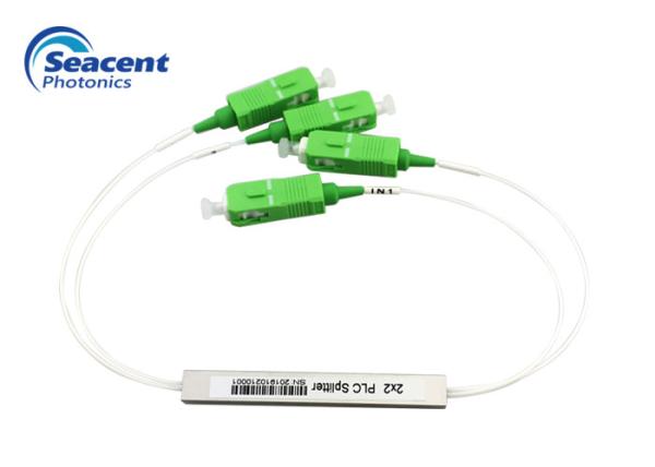 Cheap 2x2 Micro Plc Splitter , Optical Power Splitter With Compact Design for sale