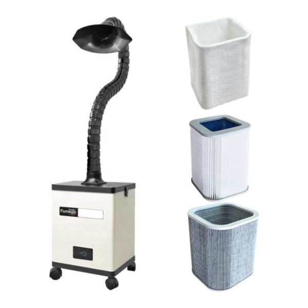 Movable 9kg Nail Salon Fume Extractor Universal Arm