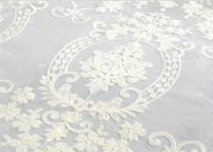 Best Polyester Voile Curtain Fabric Embroidery Contemporary Decoration wholesale