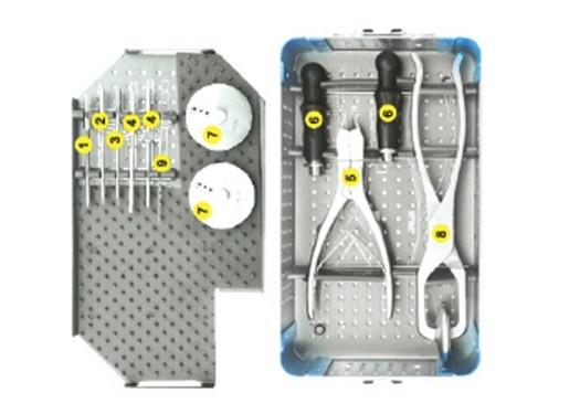 Cheap Customized Orthopedic Surgical Instruments Titanium Mesh Instrument Kit for sale
