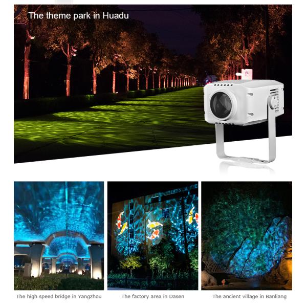 Waterproof Effect IP65 60W Led Water Wave Pattern Light For Outdoor Park