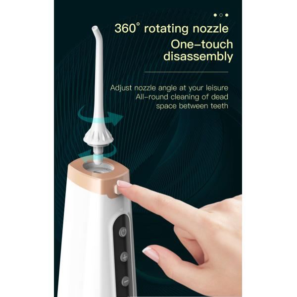 Rechargeable Battery Operated 300ml Therapeutic Oral Irrigator 0.5kg Weight
