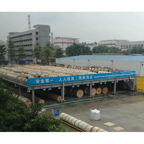 24B1.3 Span 200M PE HDPE GYFTY83 Fiber Optic Armoured Cable
