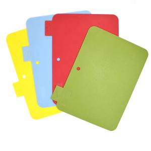 Best Set Of 4 Plastic Bulk Color Coded Chopping Cutting Boards For Kitchen wholesale