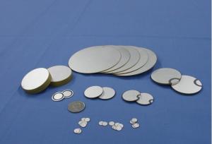 China 28 / 2 Piezo Disc for Ultrasonic Flow Transducer , Piezoelectric Element on sale