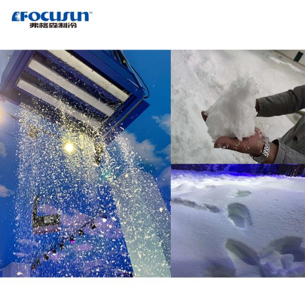 Ice Shape Snowflakes Ice Maker 300kg to 60tons with Siemens PCL Program Control System