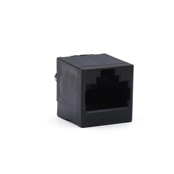 Factory supply good quality rj45 10 Pin connector with black Top Entry Thru-Hole
