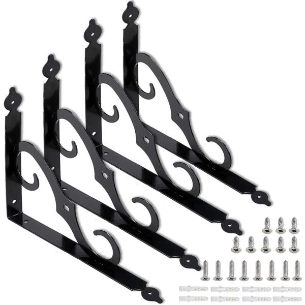 4-6mm Thickness Supporting Fixed Shelves Hidden Floating Wall Shelf Mounting Bracket