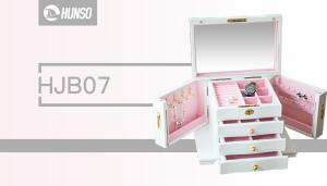Tiered Jewellery Keeping Box , Lockable Tabletop Jewelry Box Tower