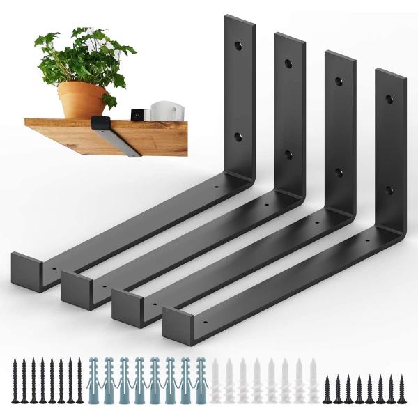 4-6mm Thickness Supporting Fixed Shelves Hidden Floating Wall Shelf Mounting Bracket