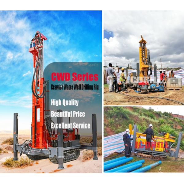 CWD200 Larger Torque Crawler Mounted Drill Rig Machine