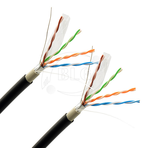 Al - Foil Shielded Cat5e Ethernet Lan Cable For Exterior Using Waterproof