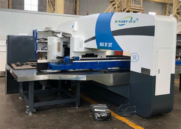 Cheap Cabinet Industry CNC Turret Punching Machine 20 Ton 1250×5000 Working Table for sale