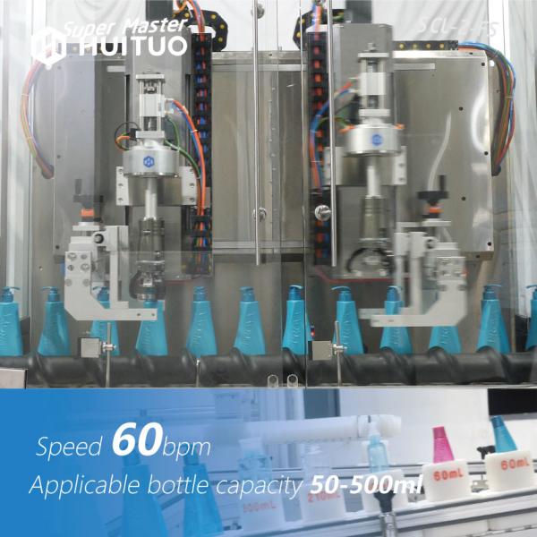 Highly Flexible Linear Bottle Liquid Follow Up Filling Machine Filler
