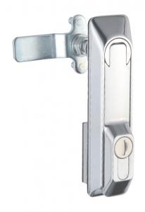 China Adjustable Rotary Handle Key Lock Electrical Swing Panel Silver Color on sale