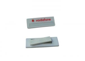 Best Business Reusable Name Badges Plastic Acrylic Material Staff Badge Holders wholesale