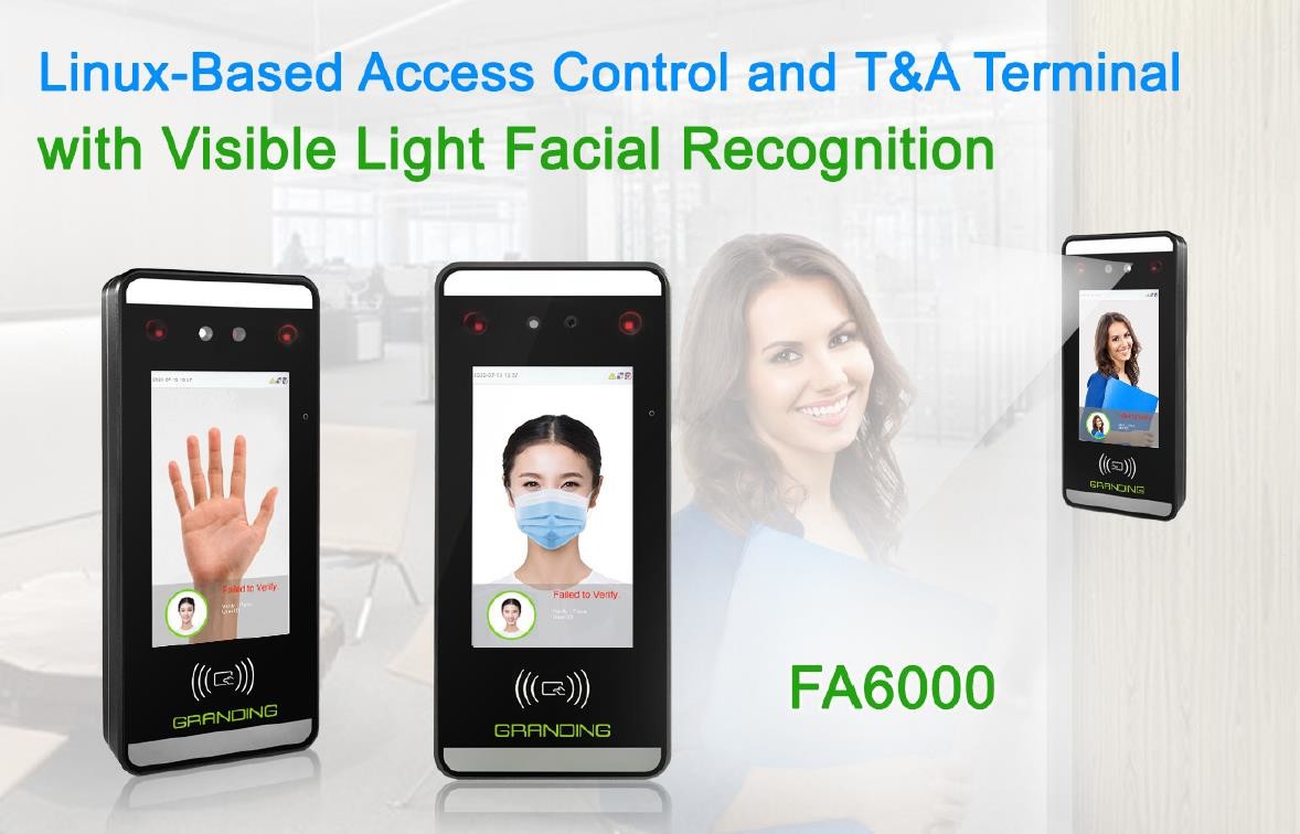 Linux Face Recognition Cloud Network Access Control System Swipe Card Access Control With Turnstiles-FA6000