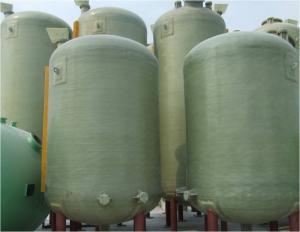 Best 9CBM Fiberglass Water Pressure Tank 1800mm FRP Water Filtration Vessels wholesale