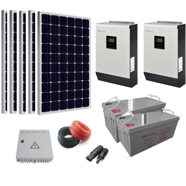 Cheap 3KW 1000V Home Mini Off Grid Solar Power Generation System for sale