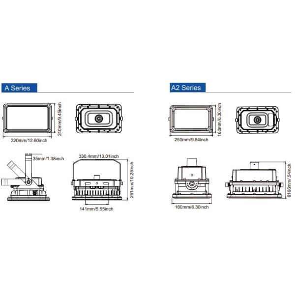 250W 300W 400W Industrial Explosion Proof Light 100W 150W 180W 200W